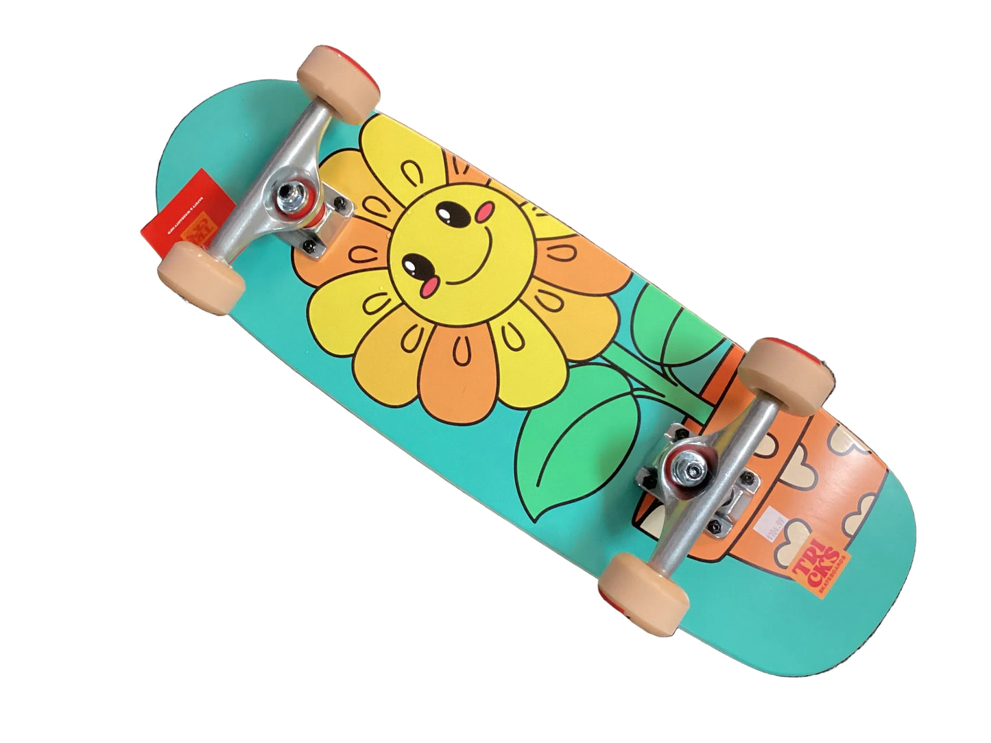 Tricks Complete Skateboard Yellow Foam Top SPRING 8.25 x 25.75