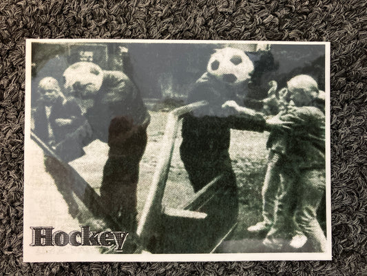 Hockey Soccer Head Sticker