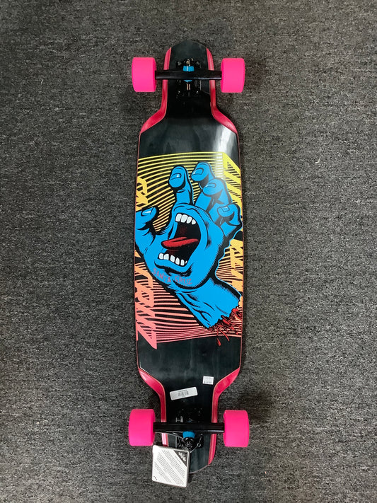 Santa Cruz screaming Hand Drop Down Longboard