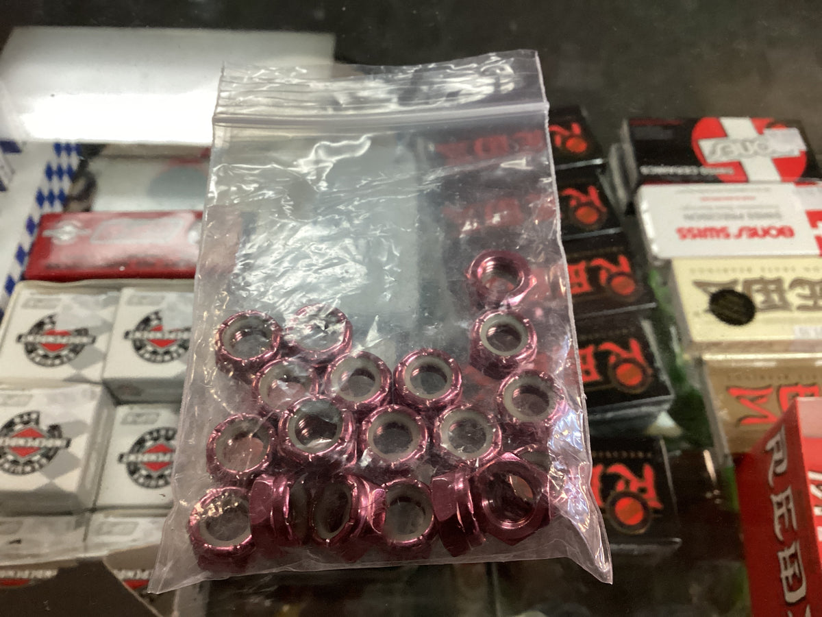 Axle Nut Pink 8mm (skateboards & roller skates $1 per nut)