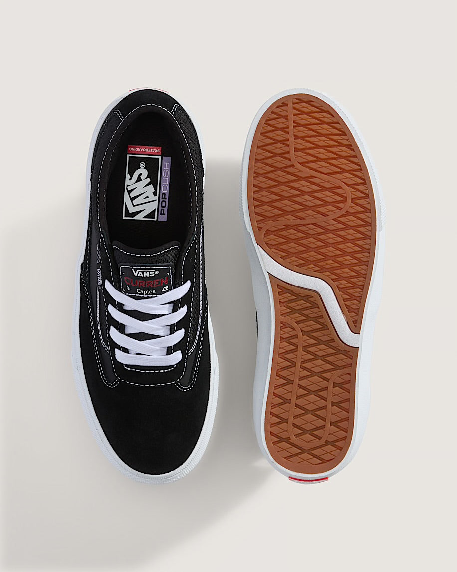 Vans Skate Curren Caples Shoe Gum Blk/Wht