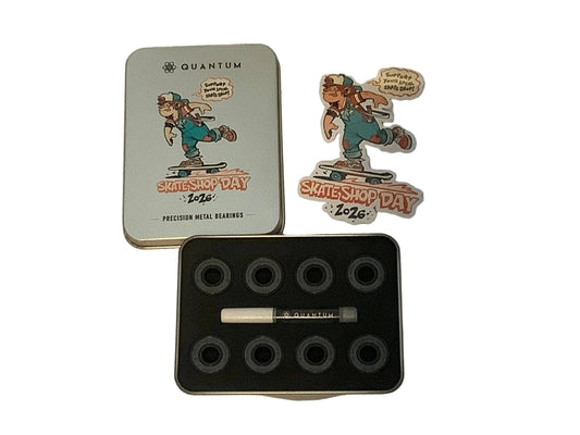Quantum x Daville metal Bearings SSD set Skate Shop Day