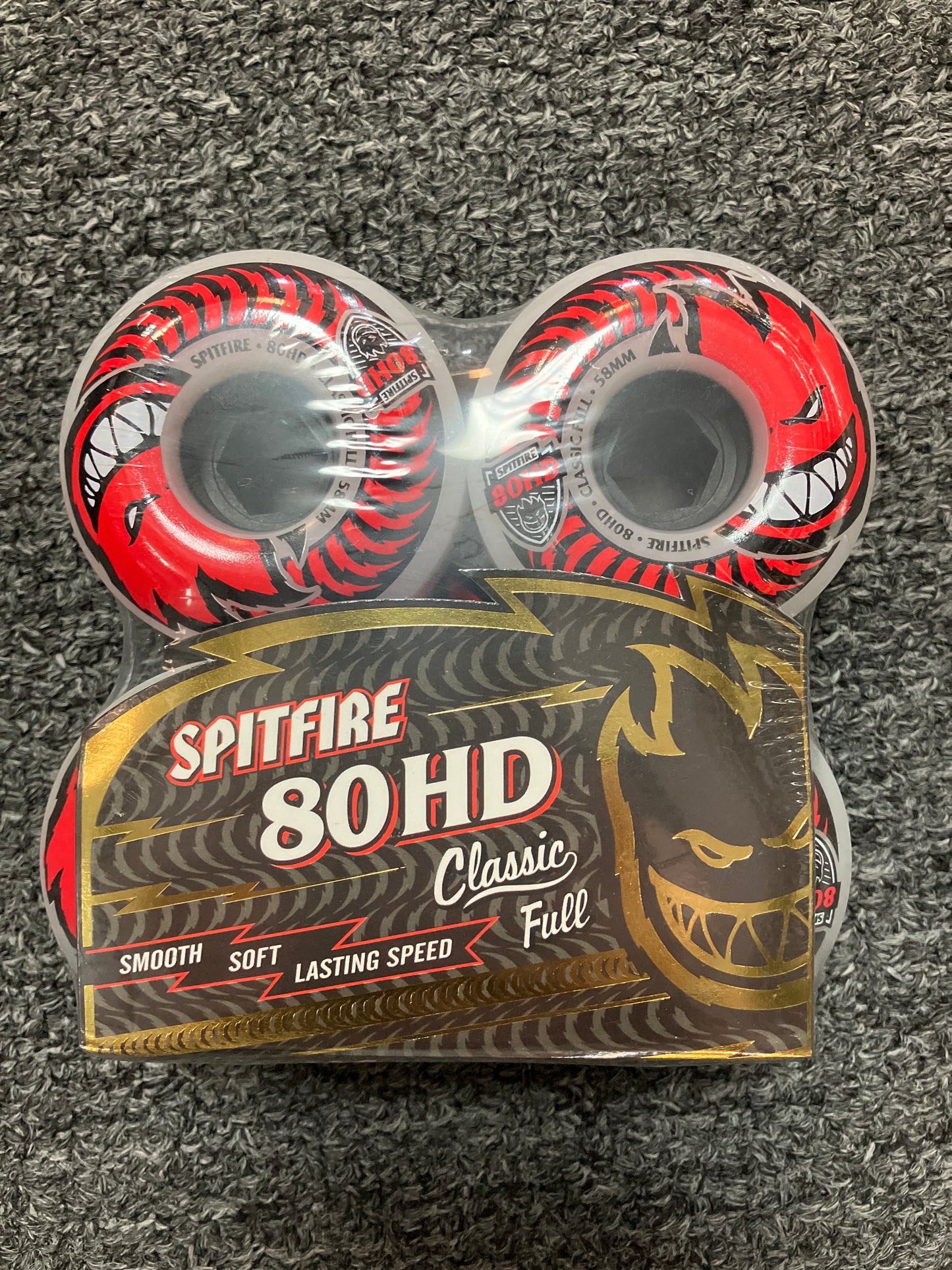 Spitfire 58mm 80HD Conical Grey Wheels