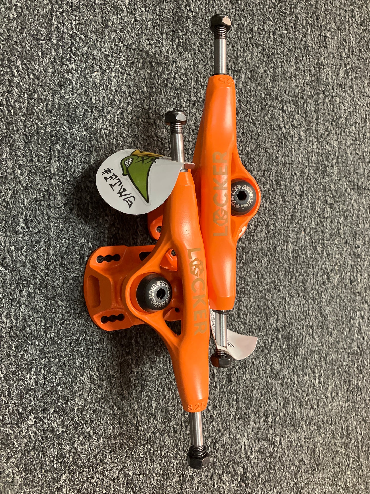 Grind King 8.25 Locker Trucks Orange