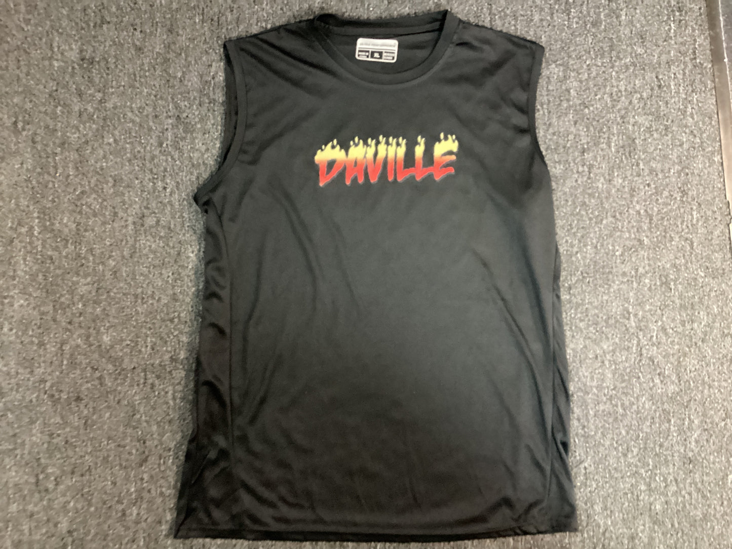 Daville Flame Logo Tank Top