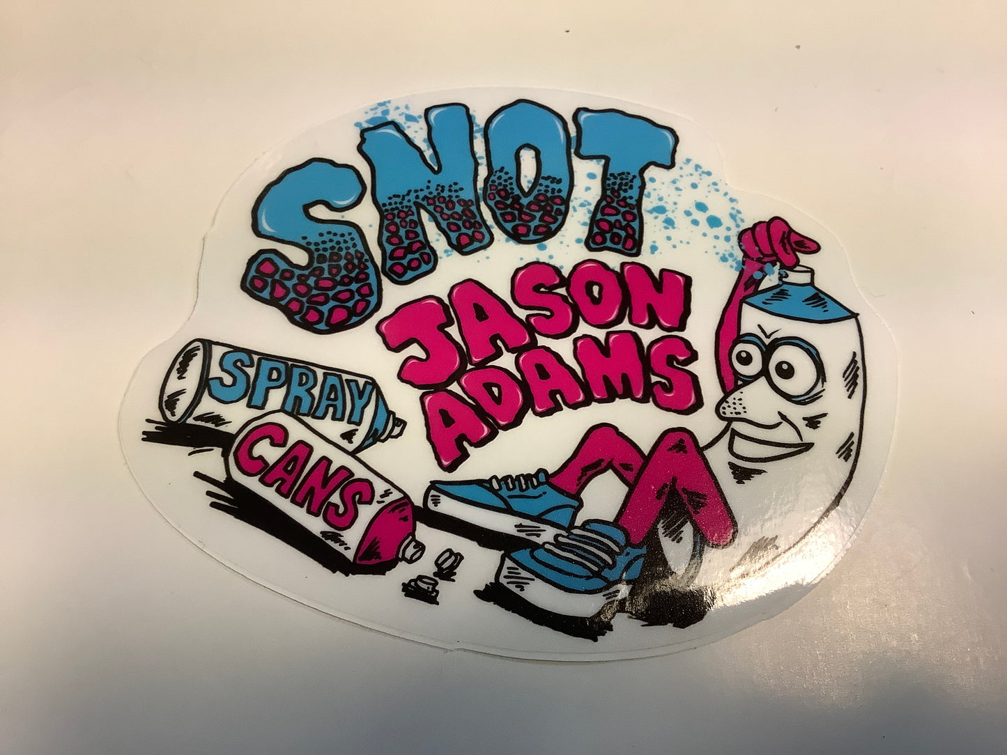 Snot Sticker Adams spray can