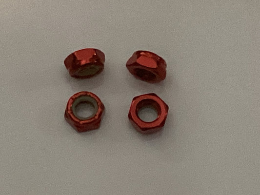 Axle Nut Red 8mm (skateboards & roller skates $1 per nut)
