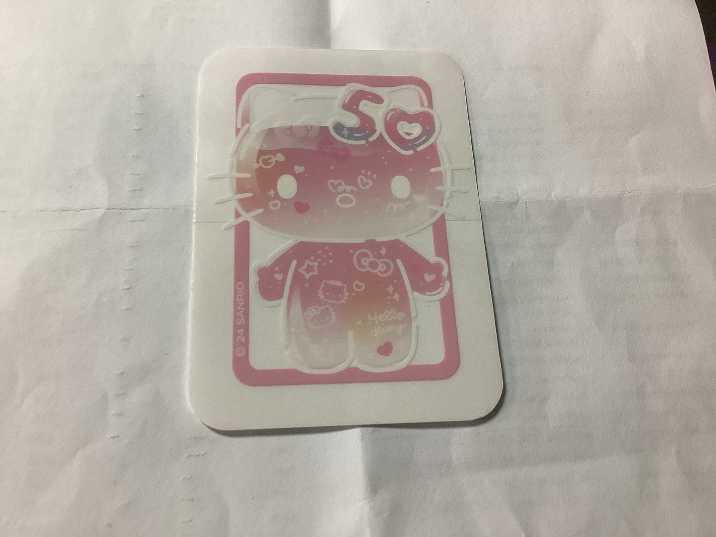 Girl Sticker Hello Kitty 50 heart