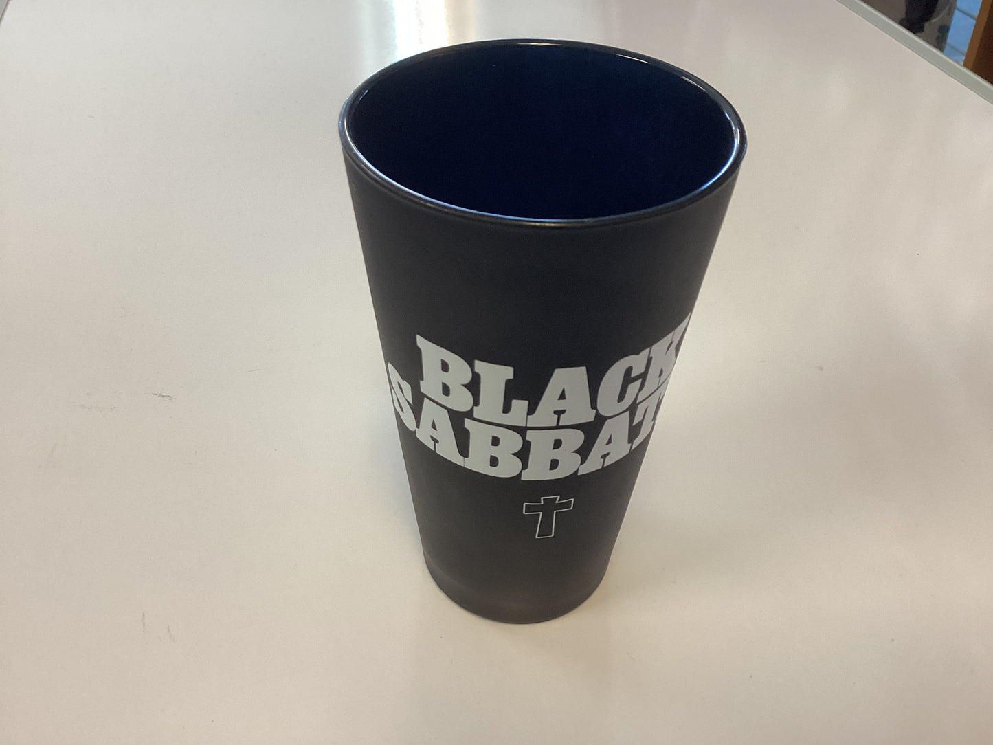 OJ x Black Sabbath Pint Glass Black