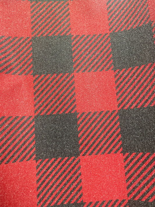 Mob Grip Tape 9” X 33” full sheet Black & Red flannel