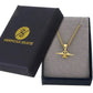 HERMOSA SKATE Skateboard Truck Pendant GOLD 21” chain