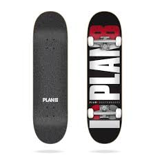 Plan B Skateboard Complete Team Black/Red 8.0"