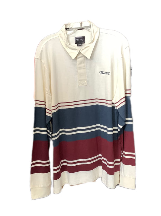 Primitive Long-sleeve polo Cream XL