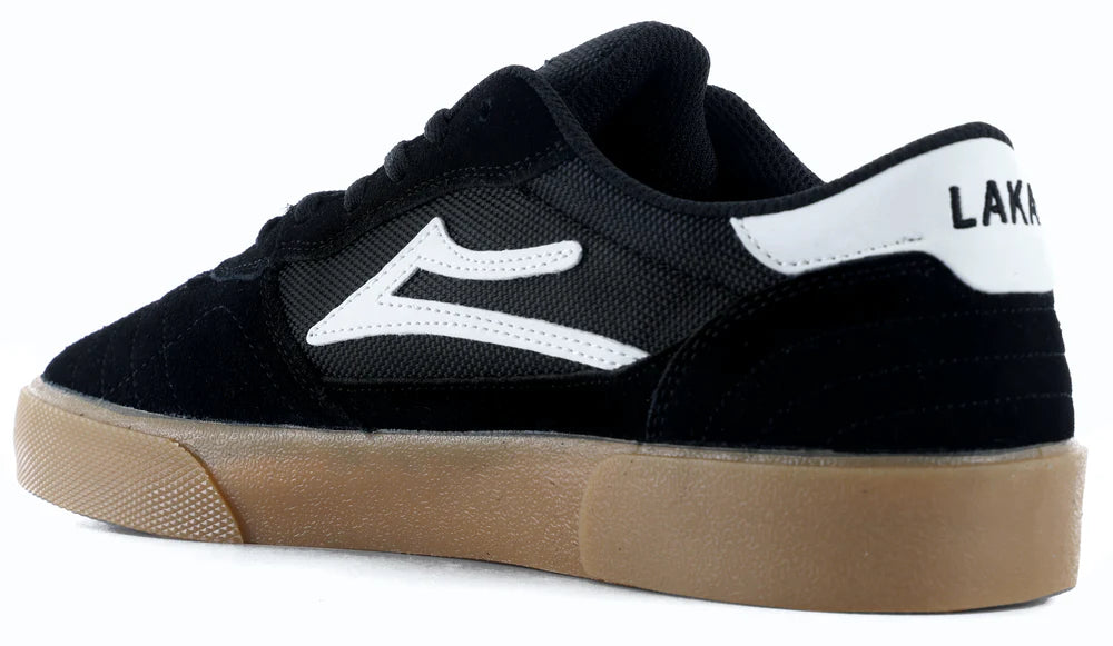Lakai Cambridge Skate Shoes Black/Gum Suede