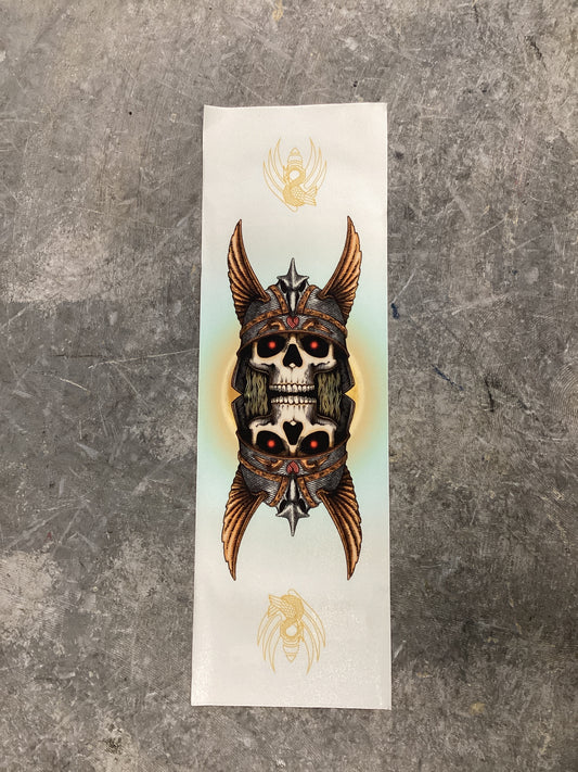 Powell Peralta Anderson Skull Egg Grip Clear