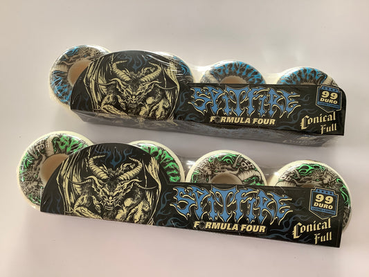 Spitfire F4 Skateboard Wheels Demon REDUX CONICAL FULL 99A