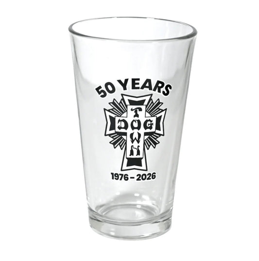 Dogtown 50 Years Cross Pint Glass