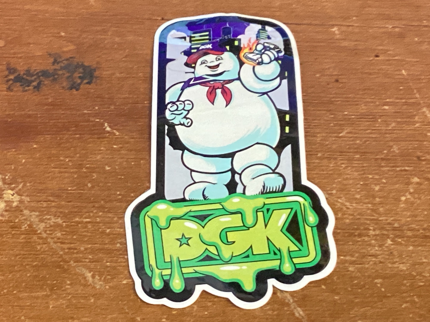 DGK STICKER MARSHMALLOW MAN SLIME 3”x5”