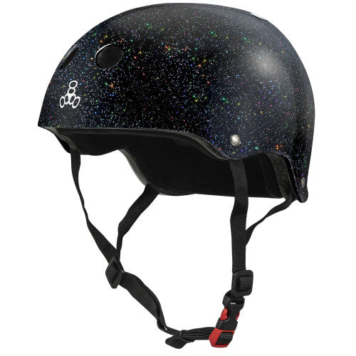 Triple 8 L/XL HELMET The Certified Sweatsaver Helmet Black Glitter L/XL