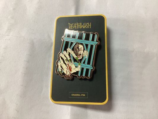 Deathwish Logo enamel lapel pin Spookiest
