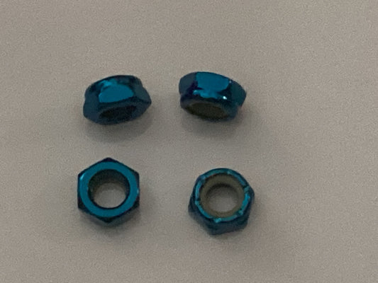 Axle Nut Blue 8mm (skateboards & roller skates $1 per nut)