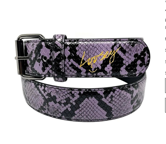 LOOSEY PURPLE SLITHER BELT