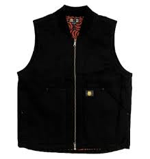 Dickies X Spitfire Padded Duck Vest Black