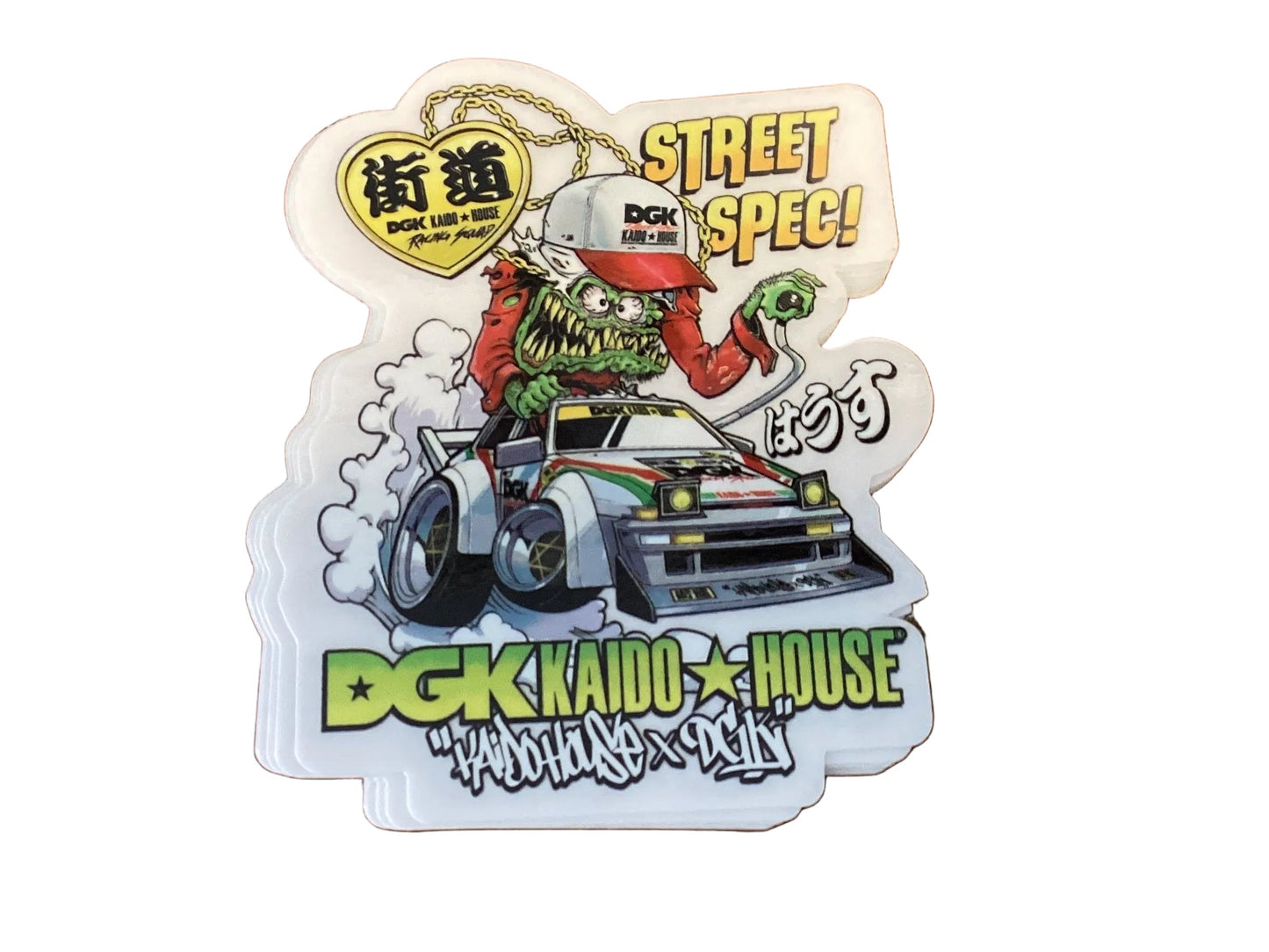 DGK x Kaido House Street Spec Sticker