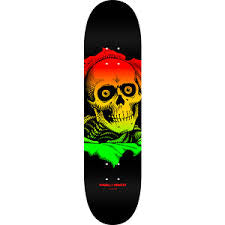 Powell Peralta Ripper Rasta Fade Skateboard Deck 8.5