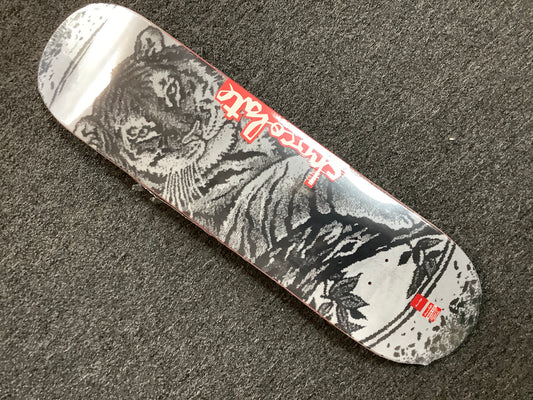 Chocolate 8.25” deck Alvarez San tiger