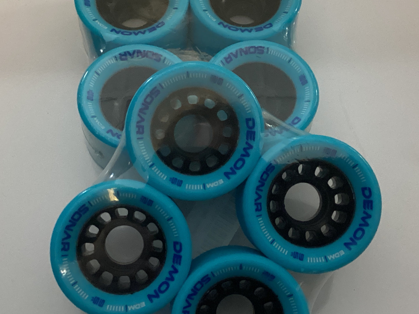 Sonar Demon EDM Indoor Recreation 95A wheels for roller skates set of 8