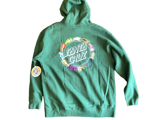 Santa Cruz x Pokèmon Power Dot Hoodie Green