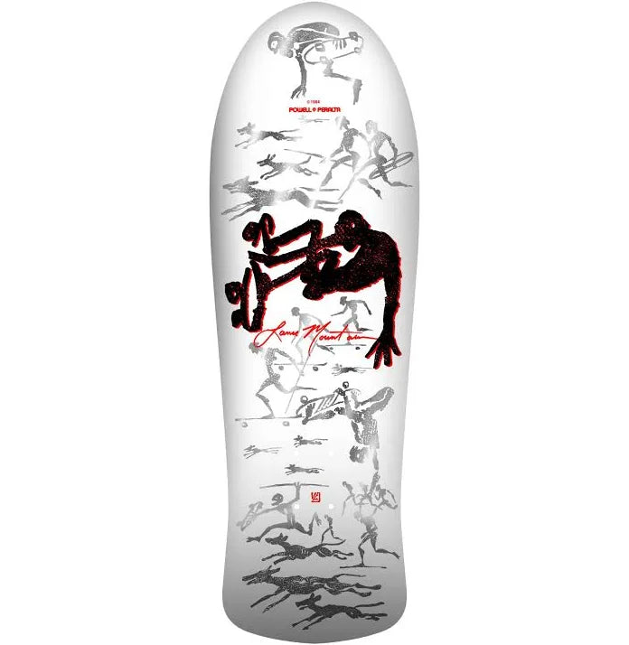 Powell Peralta Bones Brigade Series 17 WHITE LANCE MOUNTAIN Skateboard Deck Reissue 2026