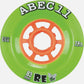 ABEC11 wheels Flywheels Refly 74A Reflex Lime/Orange 83mm OR 97mm