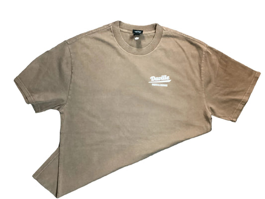 Daville x AS Colour S/S Heavyweight Boxy Fit Shirt Parts & Service Brown