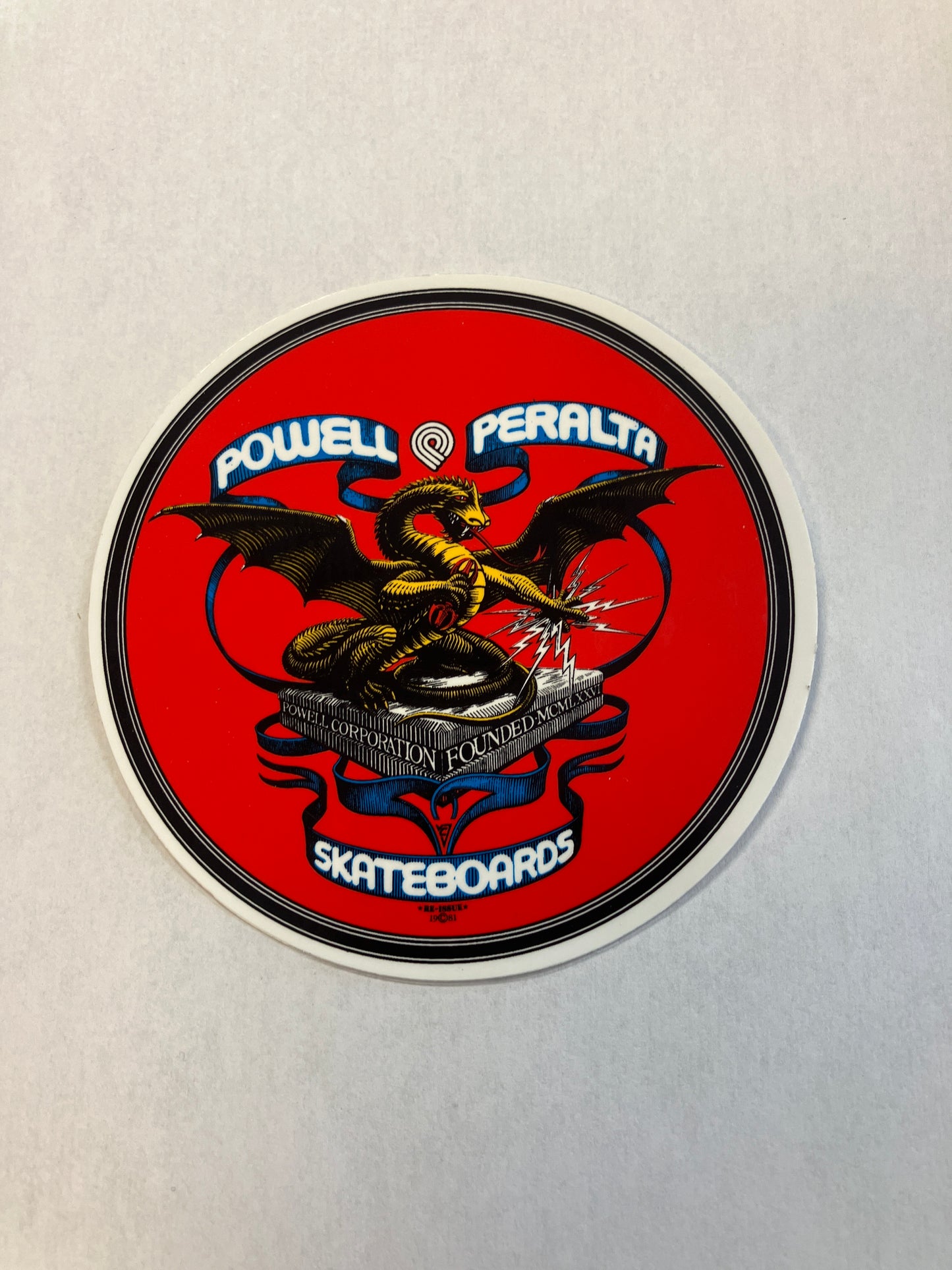 Powell Peralta Dragon Red Sticker 4”