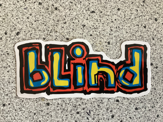 Blind sticker