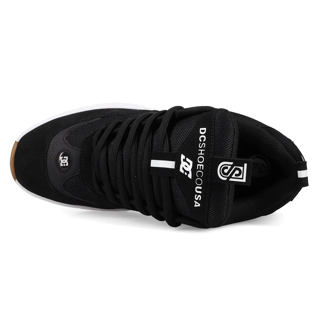 DC SHOES PRO SKATEBOARD SHOES JS 2 BLACK/WHITE/GUM by John Shanahan