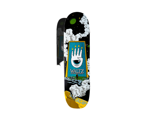 Waltz Escape Freestyle Skate Deck 7.4X28.075 Blue Stain