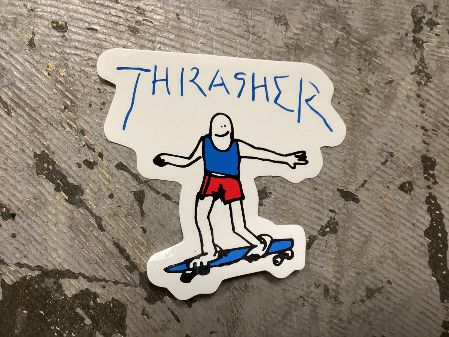 Thrasher sticker Gonz Logo