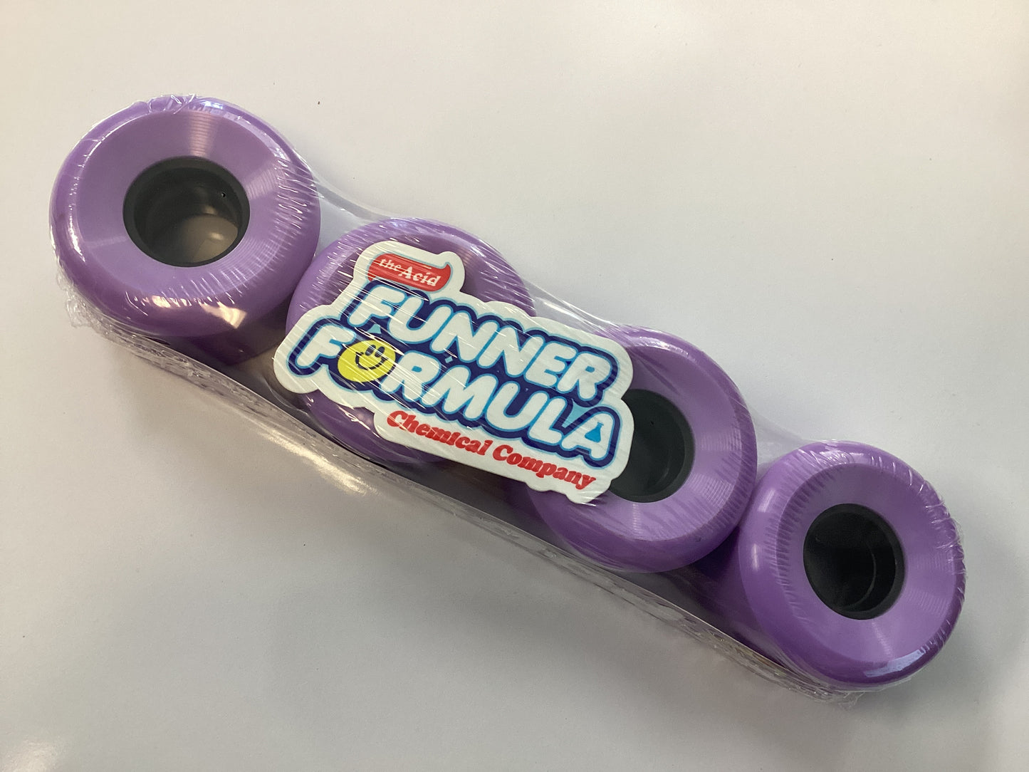 Acid Skateboard Wheels 55mm 86A PODS CONICAL PURPLE Soft Cruiser Filmer Wheels