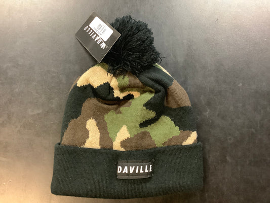 Daville Camoflauge Pom Pom Beanie