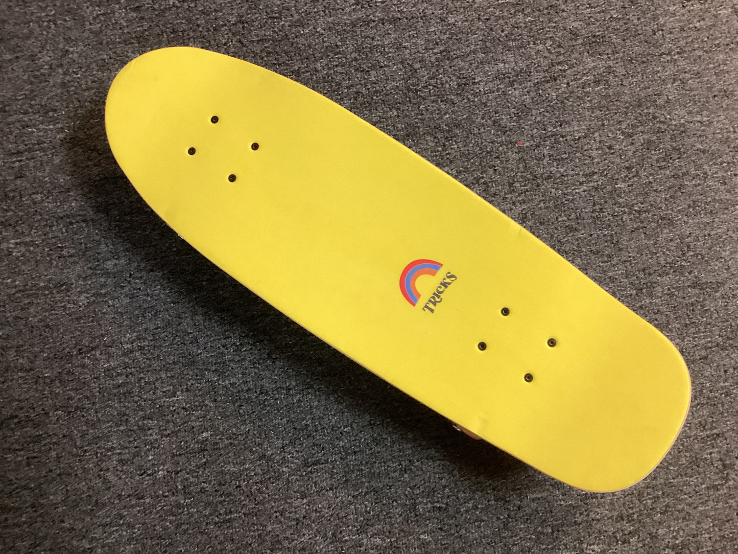 Tricks Complete Skateboard Yellow Foam Top SPRING 8.25 x 25.75