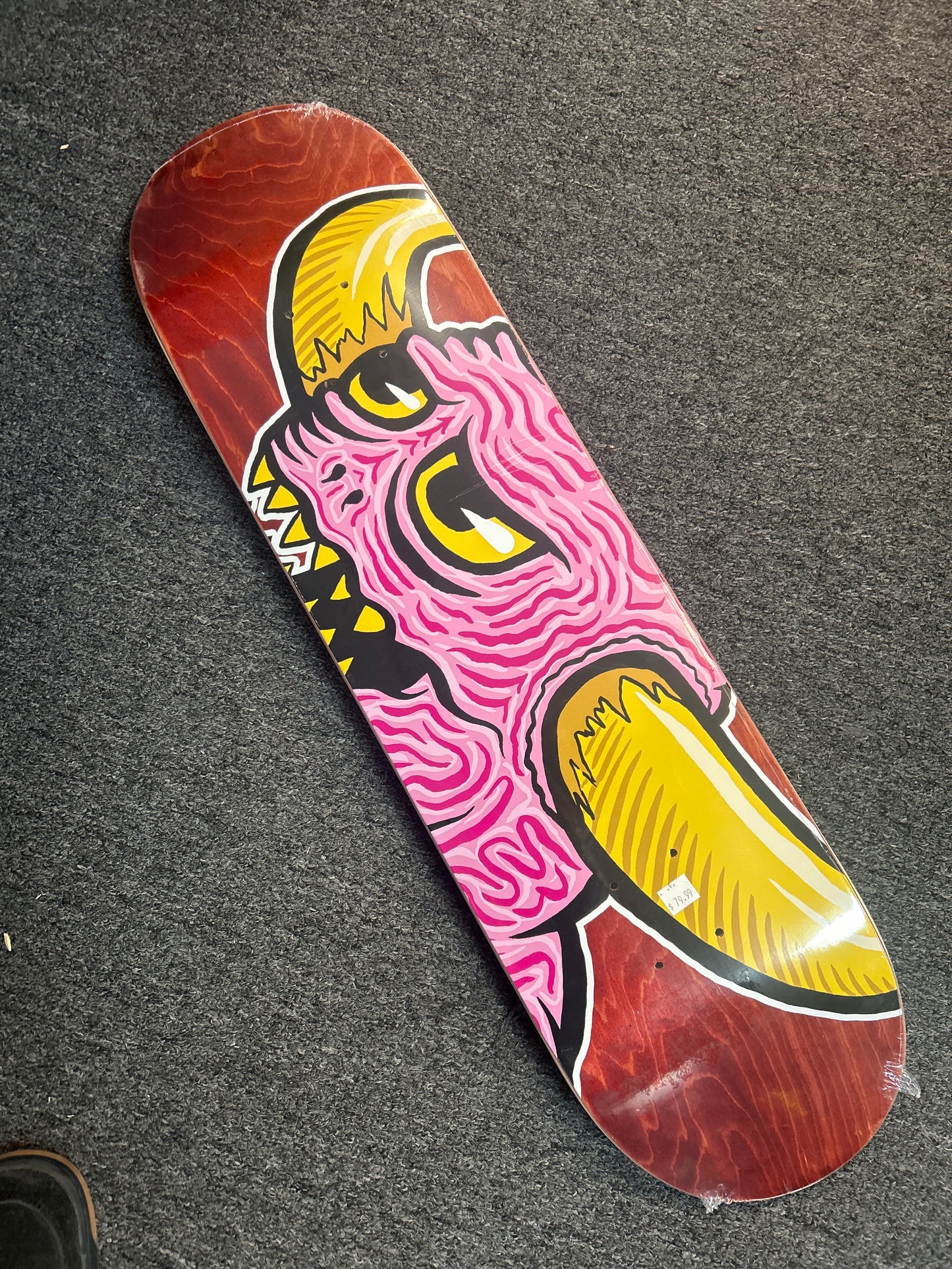 Toy Machine 8.25 Skateboard Deck Brain Monster