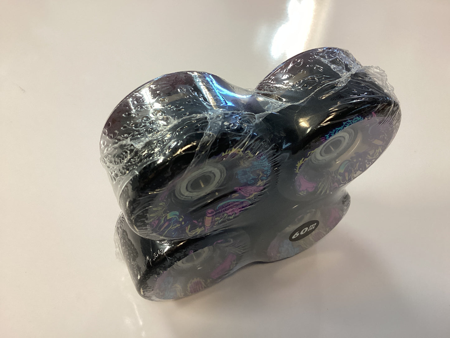 Slime Balls Light Up Skateboard Wheels 60mm 78a Neon Vomit Limited Edition OG SLIME BLACK includes bearings Soft Cruiser Filmer Wheels longboard