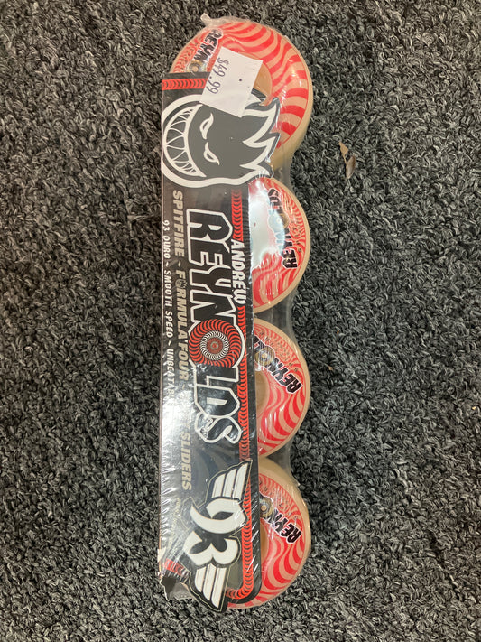 Spitfire Andrew Reynolds 93a Soft Sliders Wheels 54mm