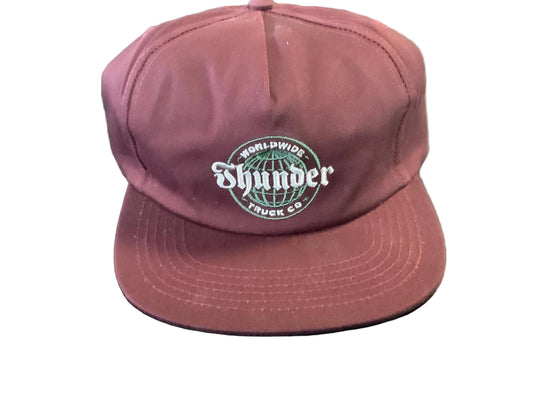 Thunder Worldwide SnapBack Hat Maroon