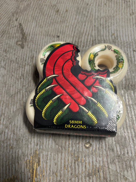 Powell Peralta 58mm Dragon Wheels Side Cut 93a
