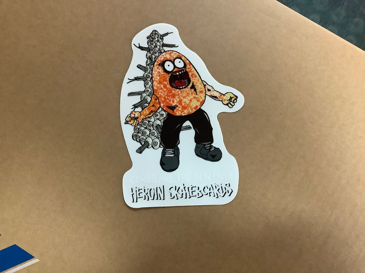 Heroin Curbs are the new faith Egg Sticker