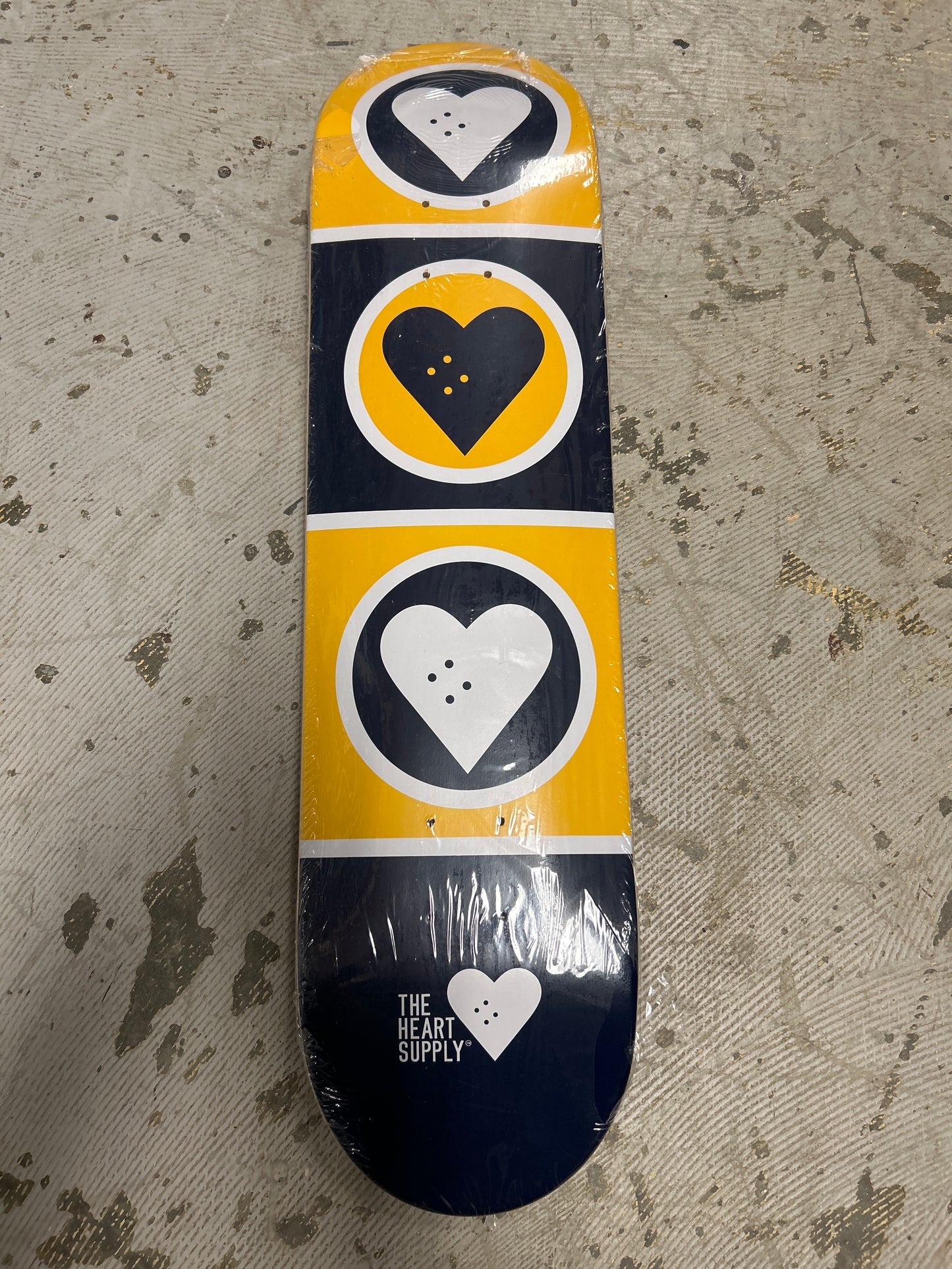 Heart Supply 7.75 deck squad blue yellow